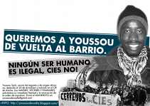 ¡¡Han encarcelado a nuestro compañero Youssou!!