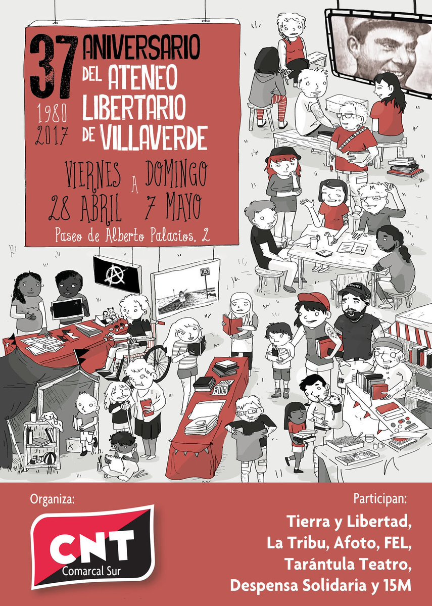 37º aniversario del Ateneo Libertario de Villaverde