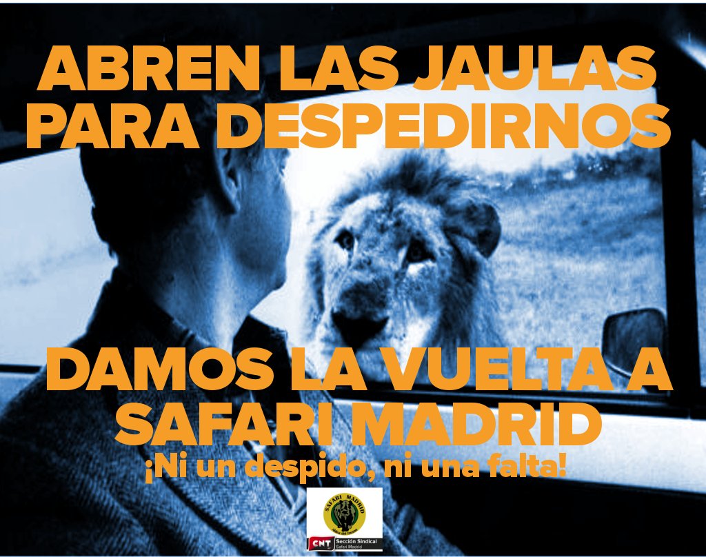 Sin dignidad laboral, sin dignidad animal en Safari Madrid