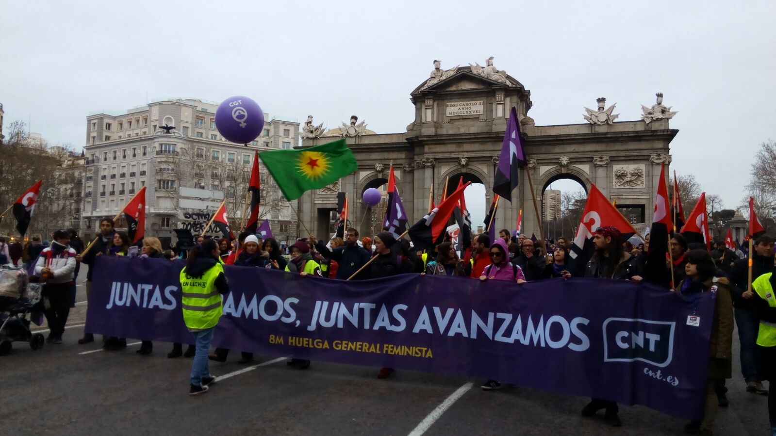 [Imágenes] CNT Comarcal Sur en la HUELGA GENERAL FEMINISTA 8M