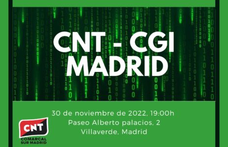 Reunión informativa sección sindical CGI Madrid