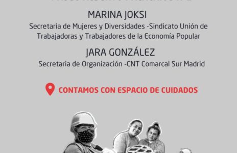 Marina Joksi de la UTEP de Argentina. Conversatorio sobre sindicalismo y experiencias de lucha.