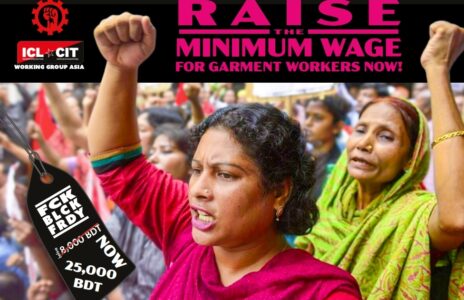 CIT. Solidaridad con la lucha de las trabajadoras de la confección en Bangladesh
