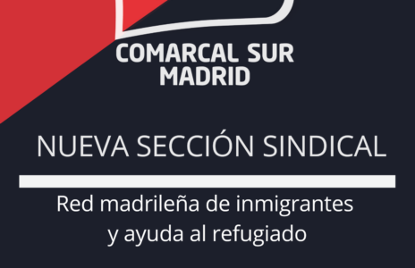 Seguimos creciendo. Nueva Sección Sindical en Red madrileña de inmigrantes y ayuda al refugiado