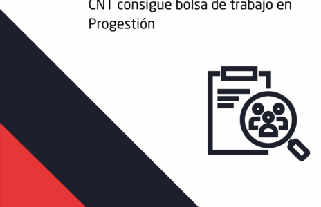CNT consigue bolsa de trabajo en Progestión