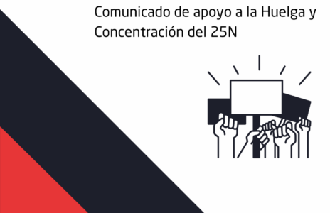 Comunicado de apoyo a la Huelga y Concentración del 25 de noviembre