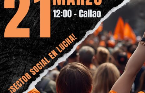 Sector social en lucha: hacia la Concentración unitaria del 21M